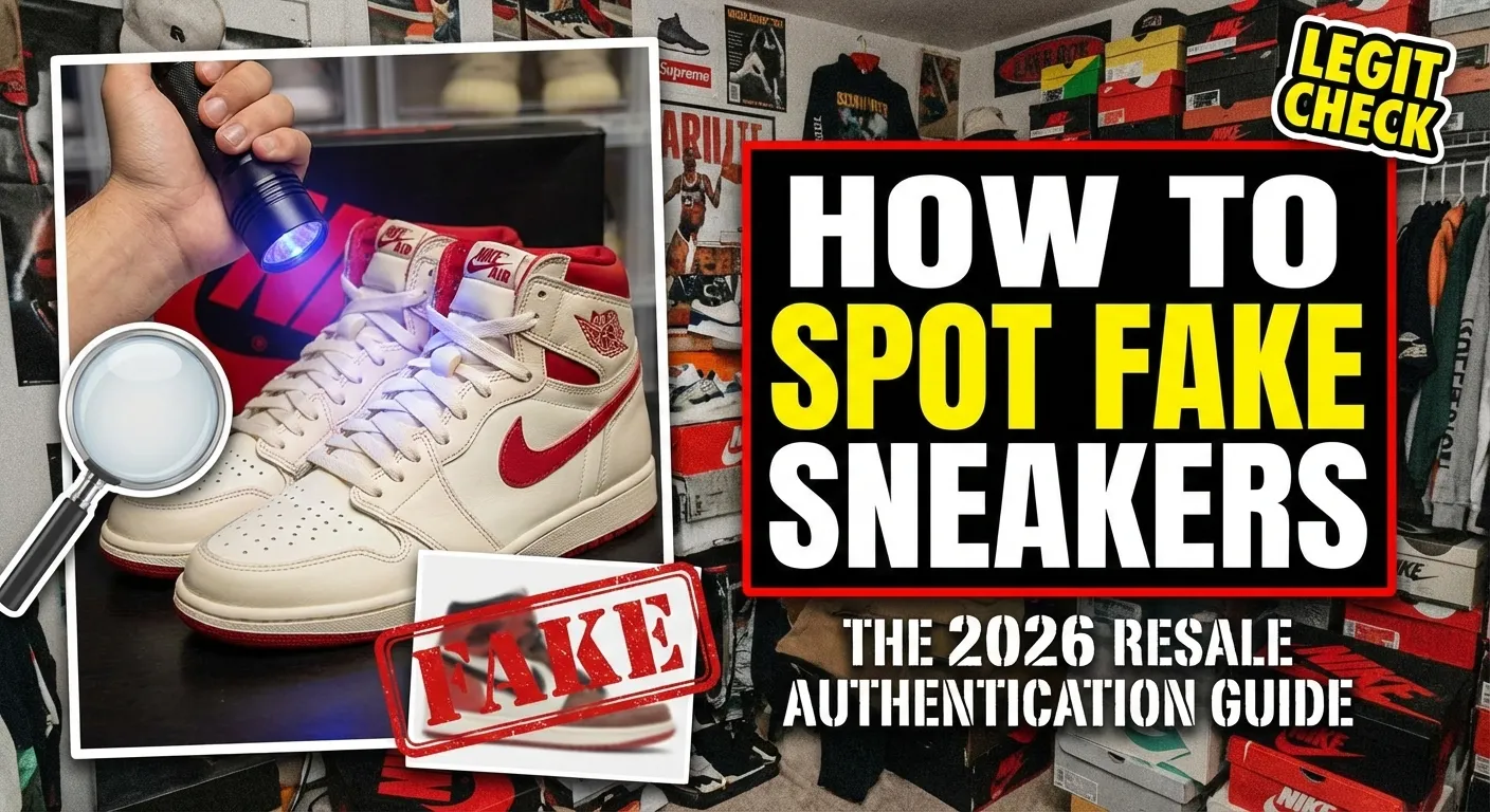 How to Spot Fake Sneakers in 2026: Brand-by-Brand Detection Guide